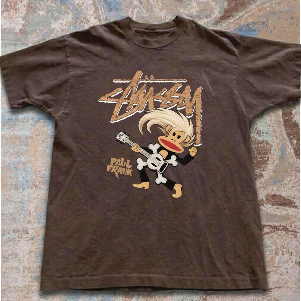Stussy X Paul Frank Brown Tee